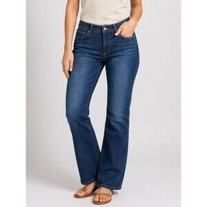 Isaac Mizrahi Live Blue Bootcut Jeans Size 4 Mid Rise Stretch Denim